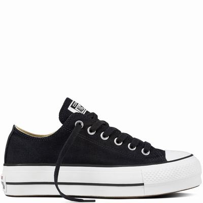 Férfi Converse Chuck Taylor All Star Platform Canvas Platform Cipő CO6328479 Fekete/Fehér